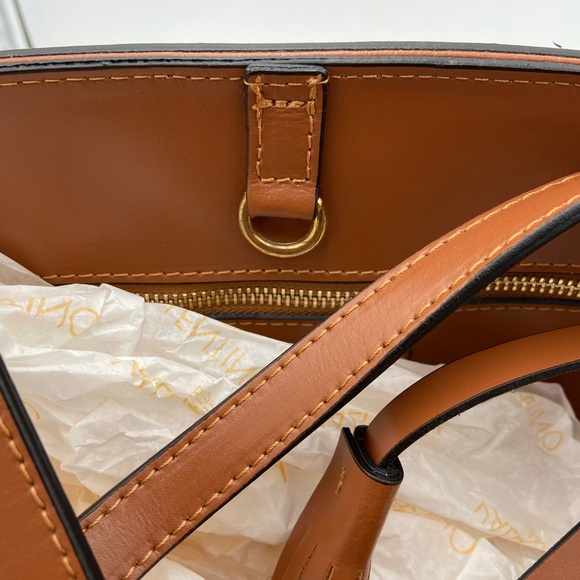 NEW! VALENTINO BY MARIO VALENTINO MAGNUS SOHO MONOGRAM LEATHER TOTE - Picture 13 of 16